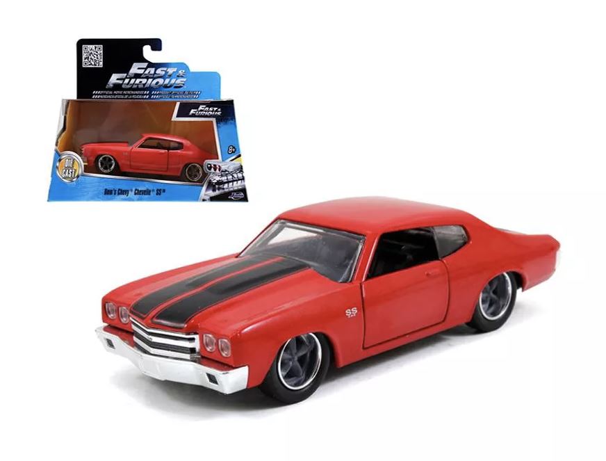 Jada Toys Fast & Furious DOM's Chevy Chevelle SS 396 Red Die Cast Item 97380 1:32