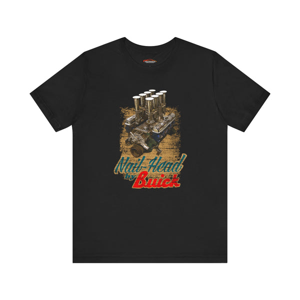 Vintage Muscle Cars T-Shirt: Premium Quality with Custom Nail-head Buick Graphics | Muscle Car