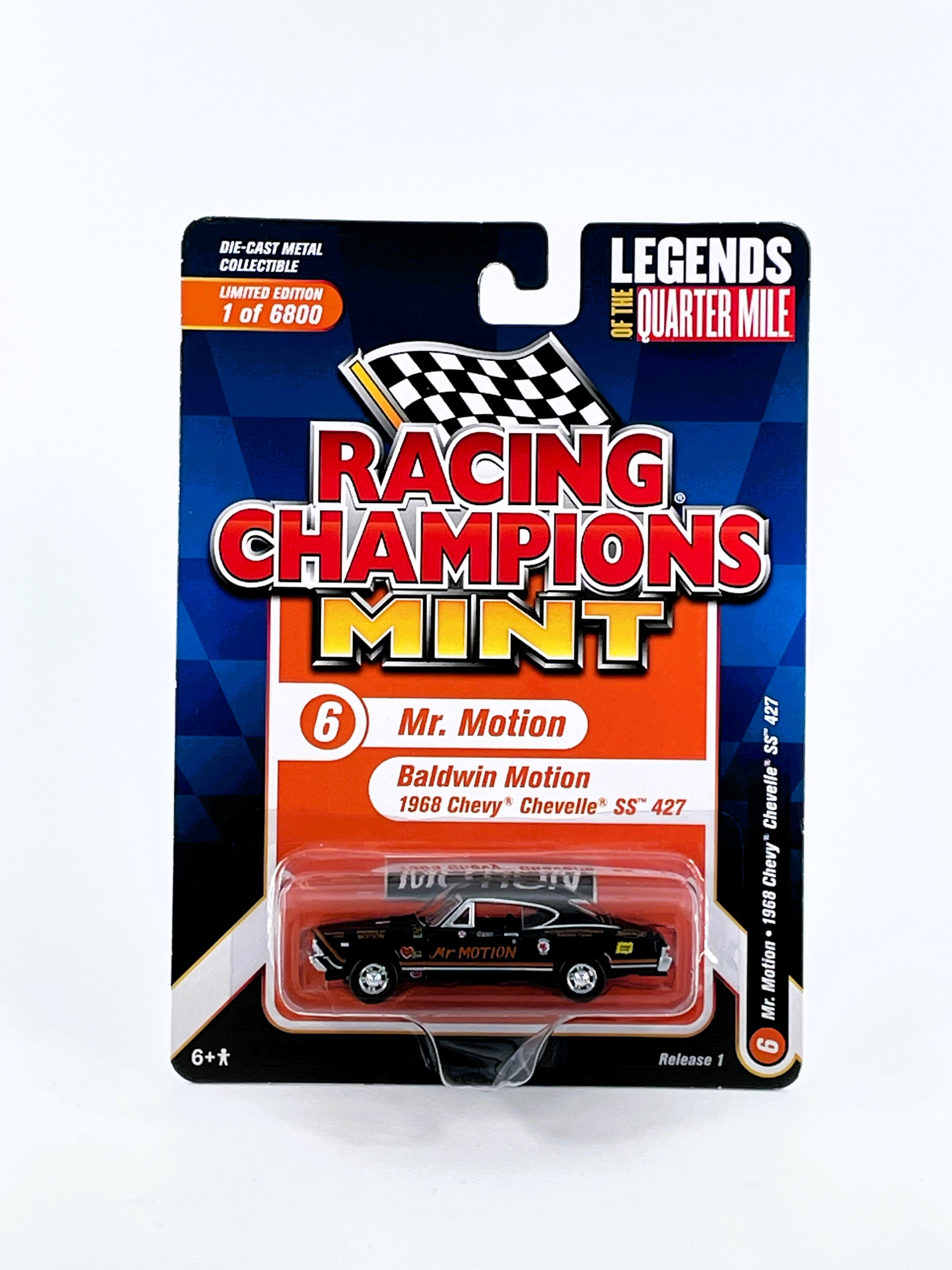 1968 Chevy Chevelle SS427 Mr. Motion Racing Champions Legends 1/4 Mile 1:64