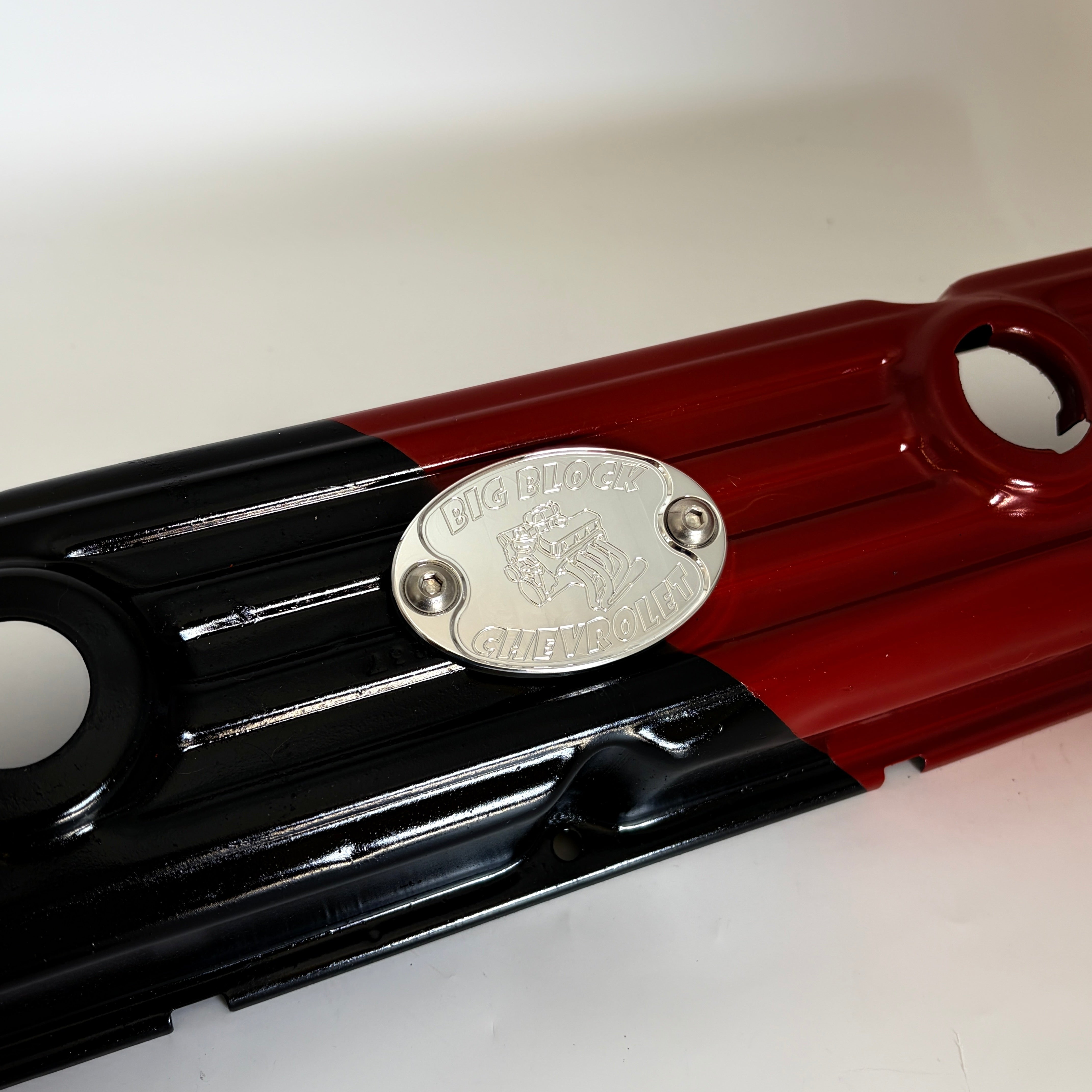 Mad4Metal Big Block Chevy Badge Billet Aluminum CNC Machined USA