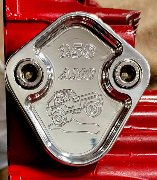 Fuel Pump Block Off Plate Fits Jeep AMC 258 CJ5 CJ7 Engines Mad4Metal