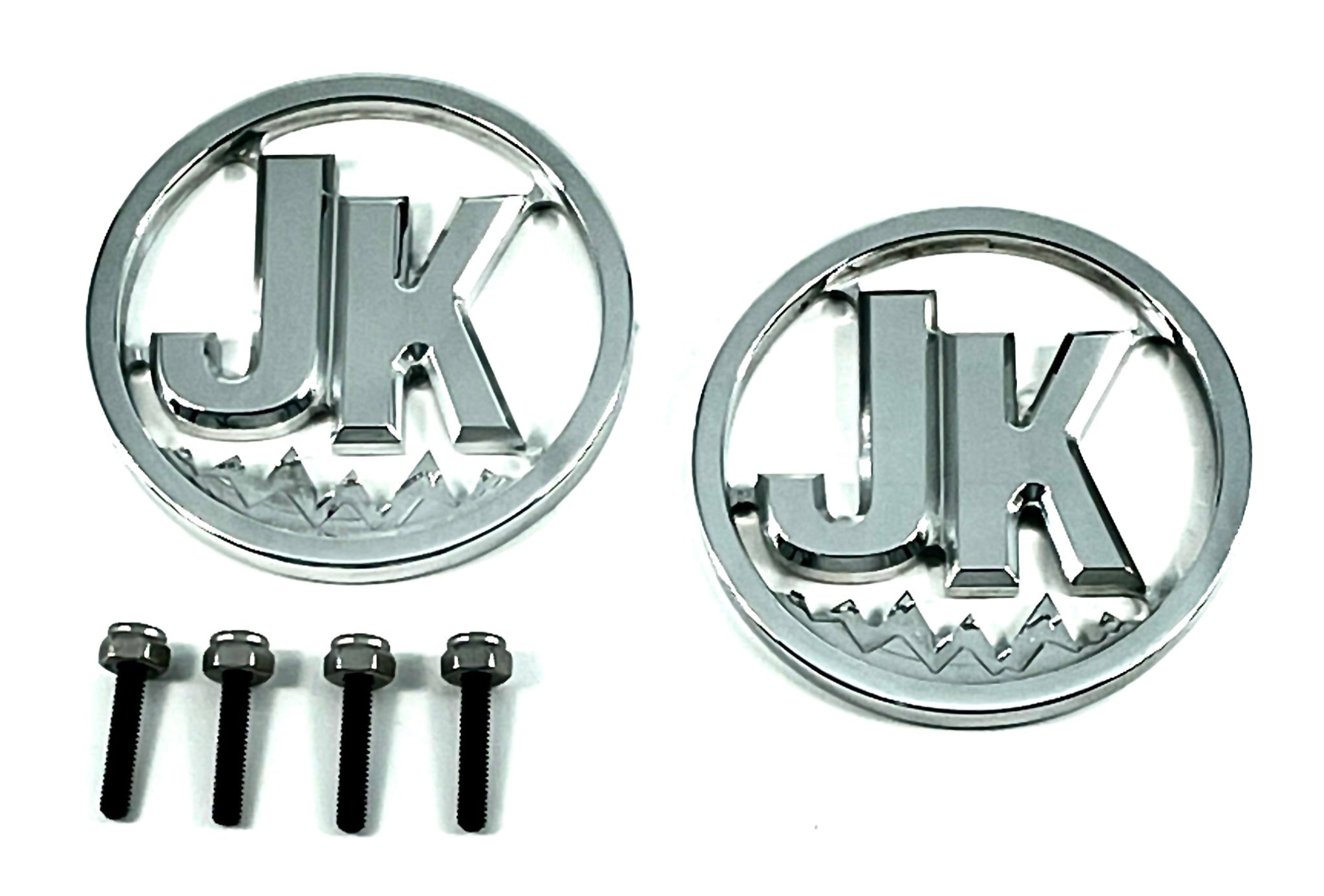 Auto Emblem Cars Custom Car Badge Cool Car Emblem 3" OD Set "fits" Jeep JK -USA