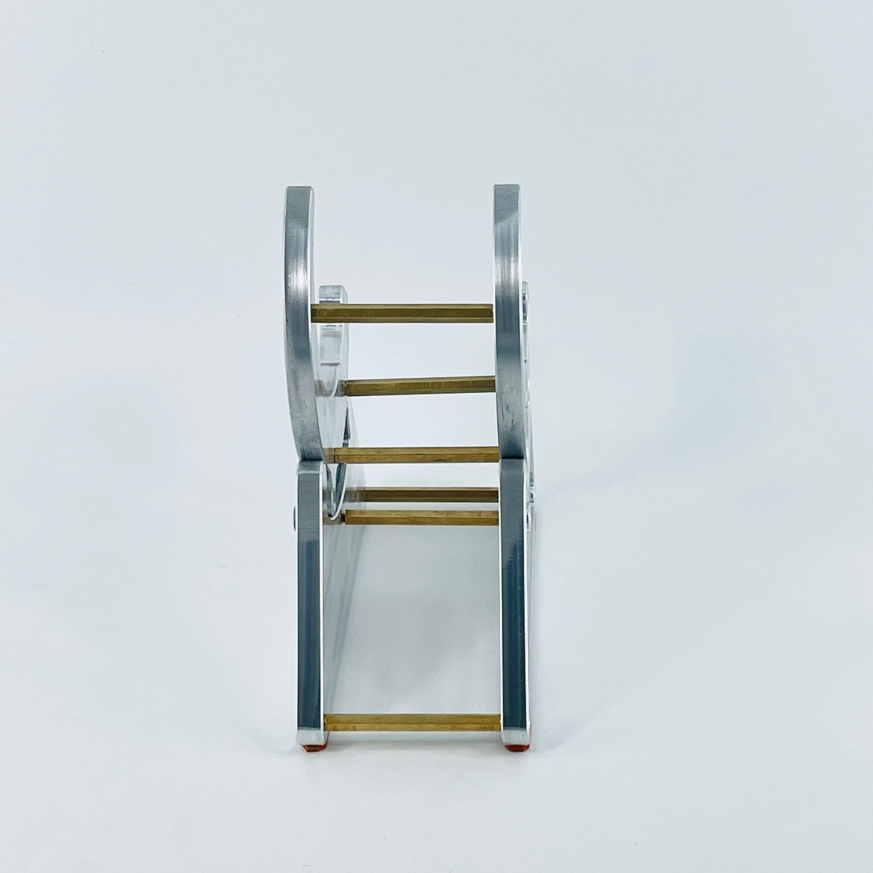 CNC Metal Phone Stand | Hot Rod Flames Design | Car Enthusiast Gift | Made in USA