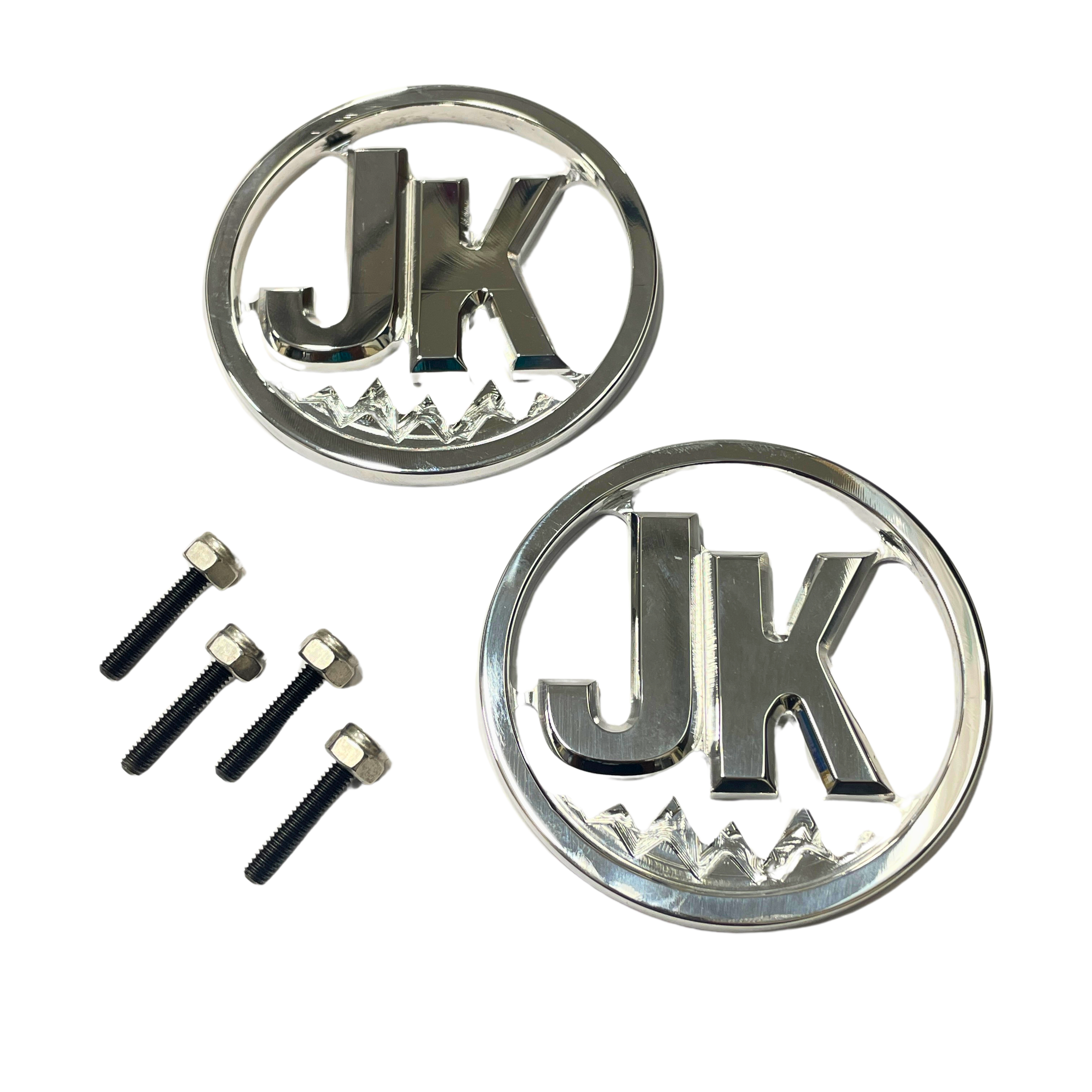 Auto Emblem Cars Custom Car Badge Cool Car Emblem 3" OD Set "fits" Jeep JK -USA