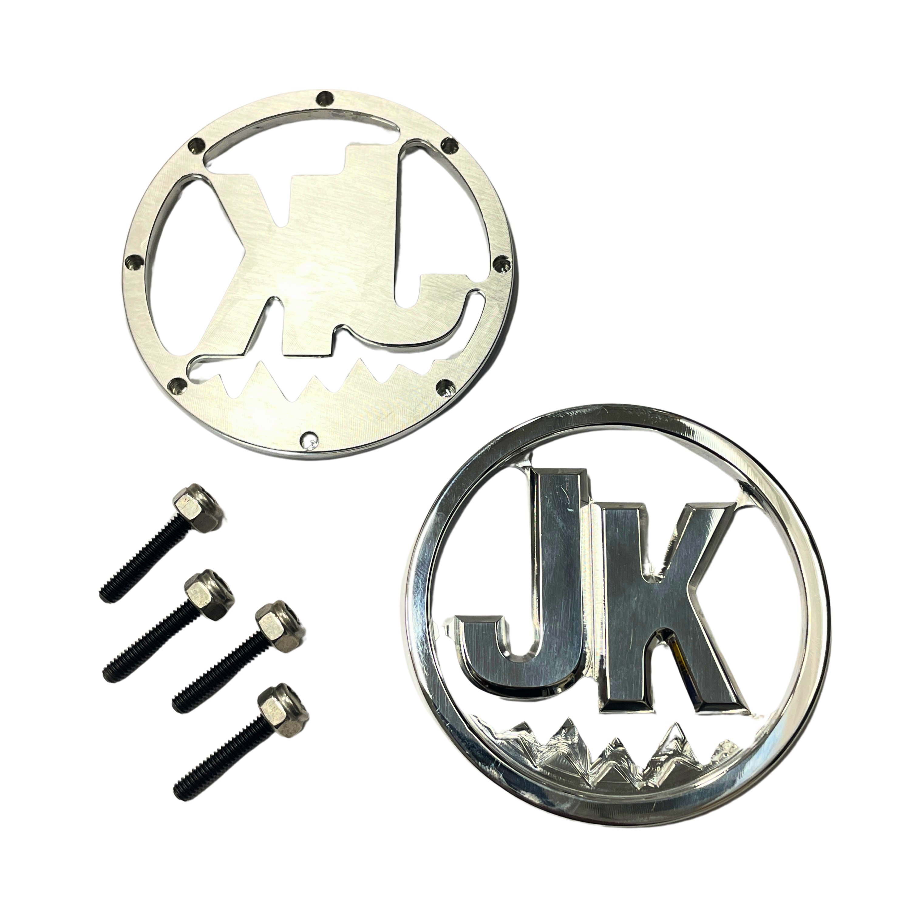 Auto Emblem Cars Custom Car Badge Cool Car Emblem 3" OD Set "fits" Jeep JK -USA