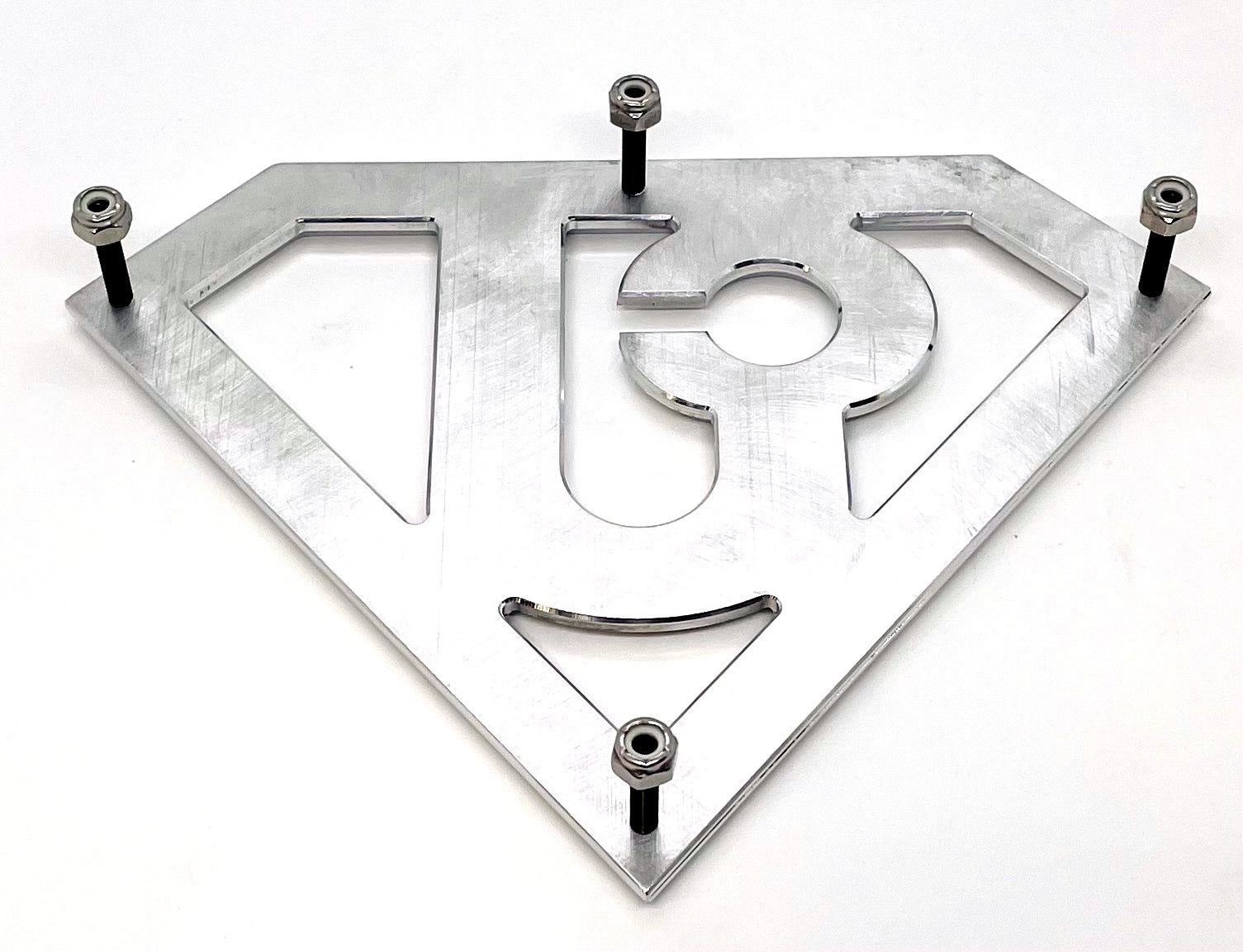 Metal Car Badge Emblem “fits” Jeep Billet CNC 6061 Aluminum 7.5"x 5.5" Polished USA