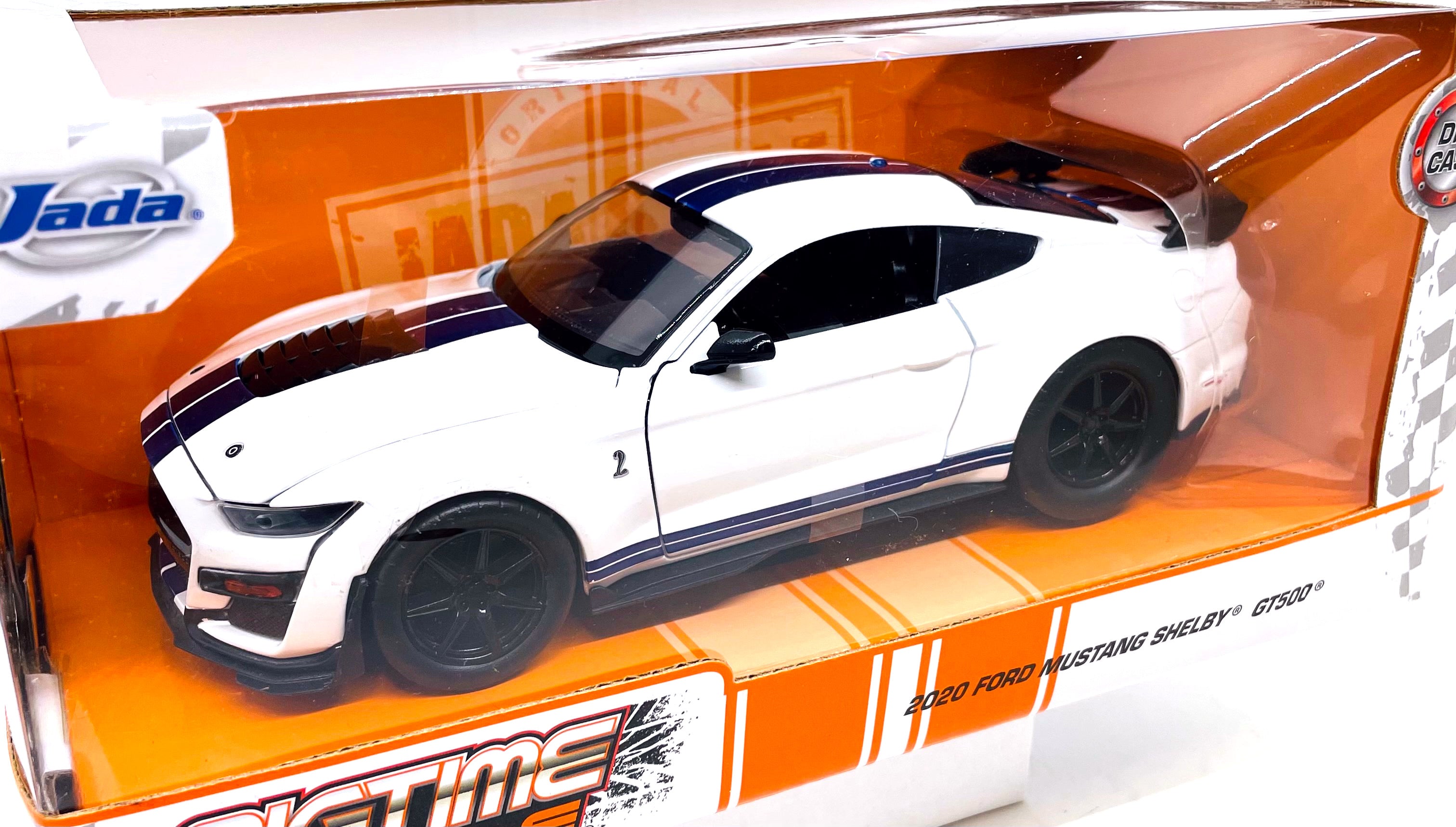 Jada Toys Bigtime Muscle 2020 Ford Mustang Shelby GT500 White Item 32663 1:24