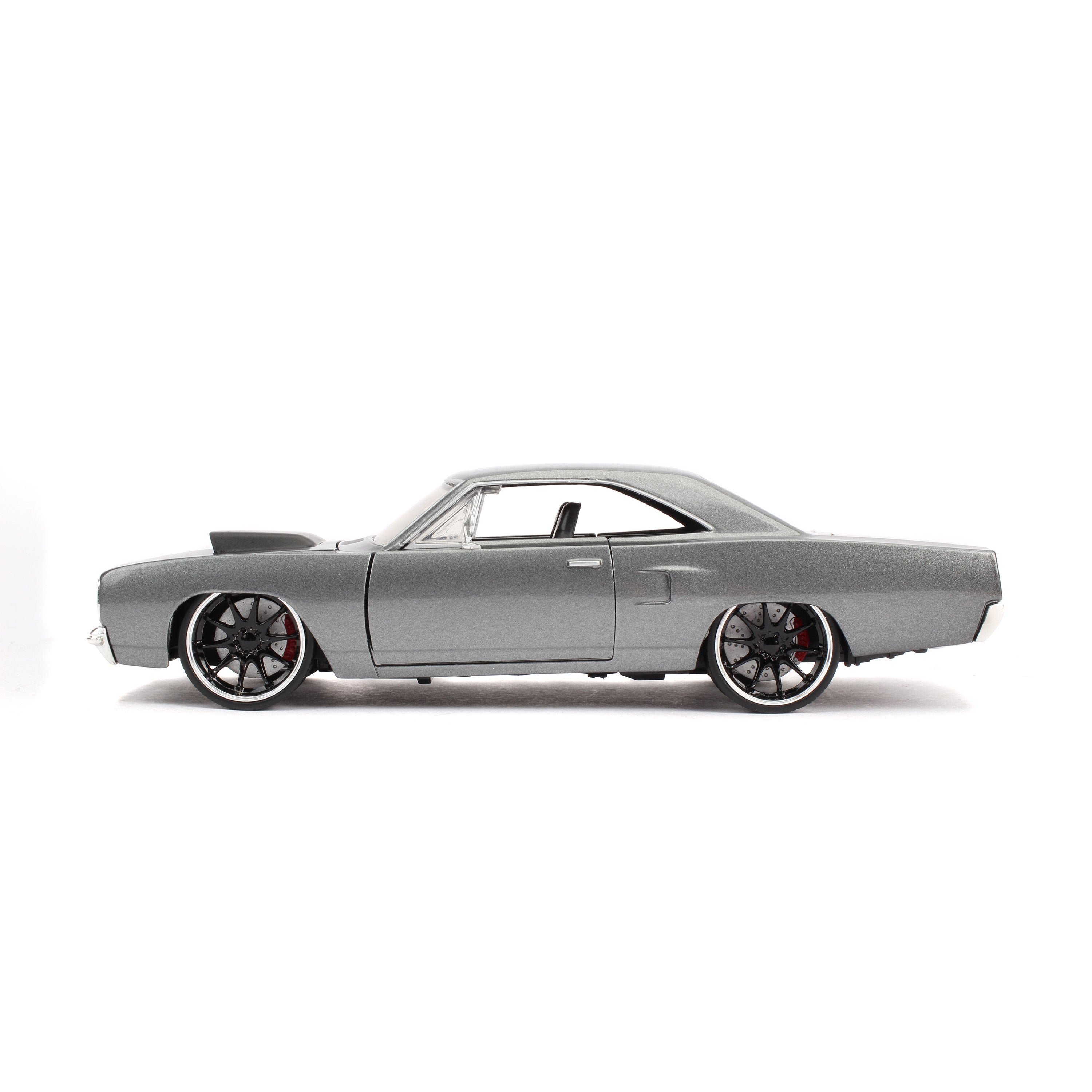 Jada Toys Fast & Furious Doms Plymouth Road Runner Gunmetal Gray #30745 1:24