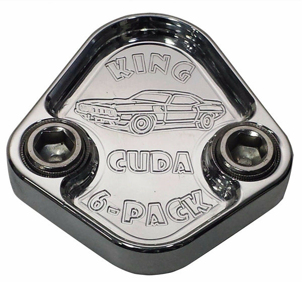Fuel Pump Block Off Plate Fits Plymouth Cuda 440 6 Pack Engines