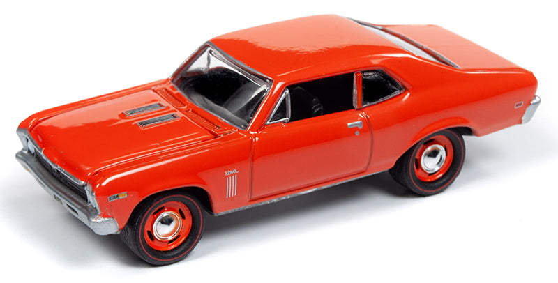 Johnny Lightning Cars 1 64 1969 Dodge Coronet 1969 Chevy Nova Class of 69