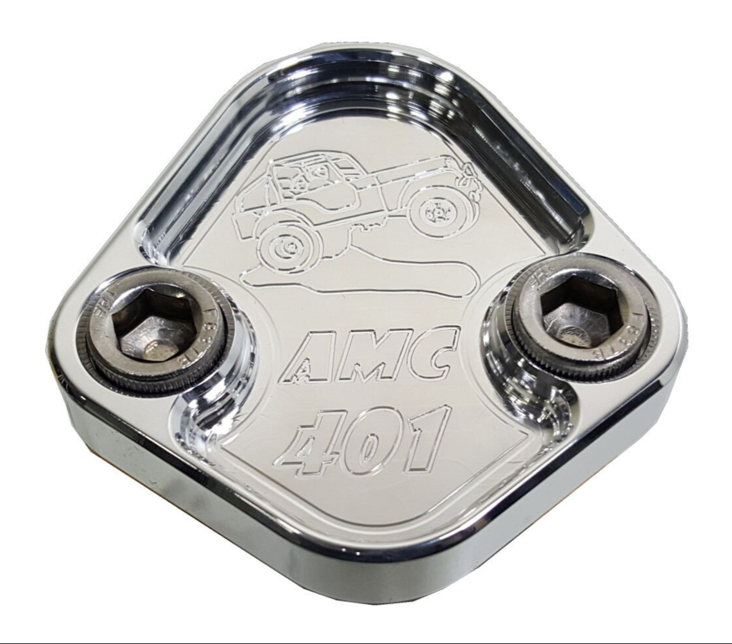 Fuel Pump Block Off Plate Fits Jeep AMC 401 Engines