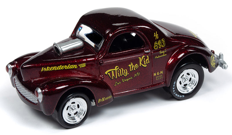 Johnny Lightning Willys Gassers 50 years 2-Pack 41 Coupe & 33 Pickup Scale 1 64