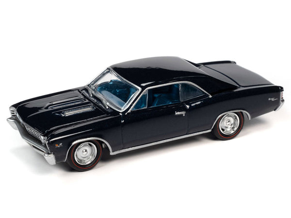 Johnny Lightning Muscle Cars USA 1967 Chevy Chevelle SS R1 Deepwater Blue  Poly Die Cast Car 1:64