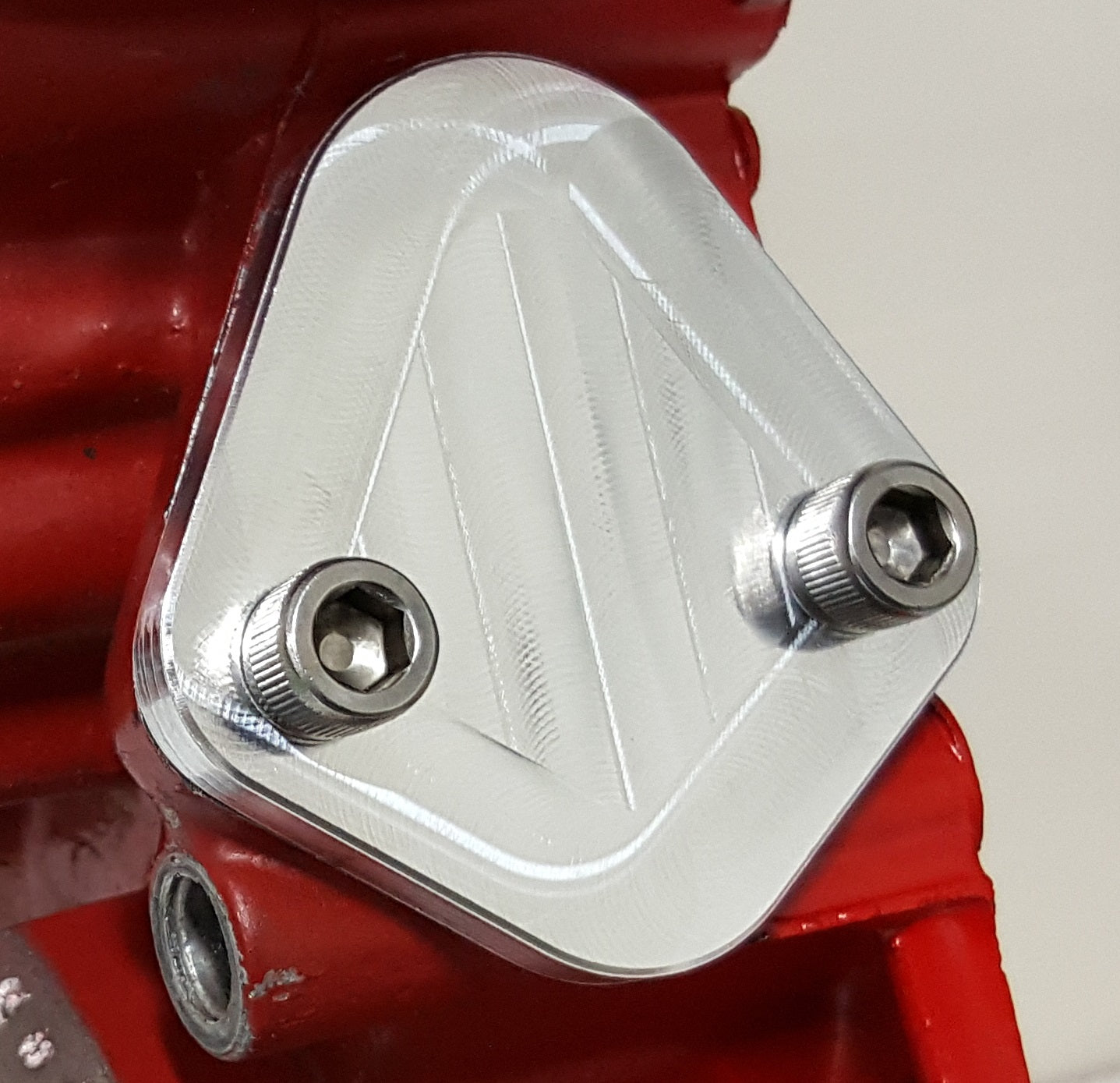 Fuel Pump Block Off Plate Fits Jeep AMC 360 CJ5 CJ7 Engines Billet 6061 CNC USA