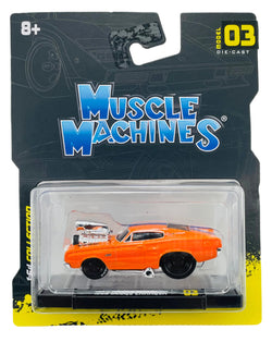 Muscle Machines 1966 Dodge Charger Hemi 1:64 Scale Diecast Car - Classic Collectible