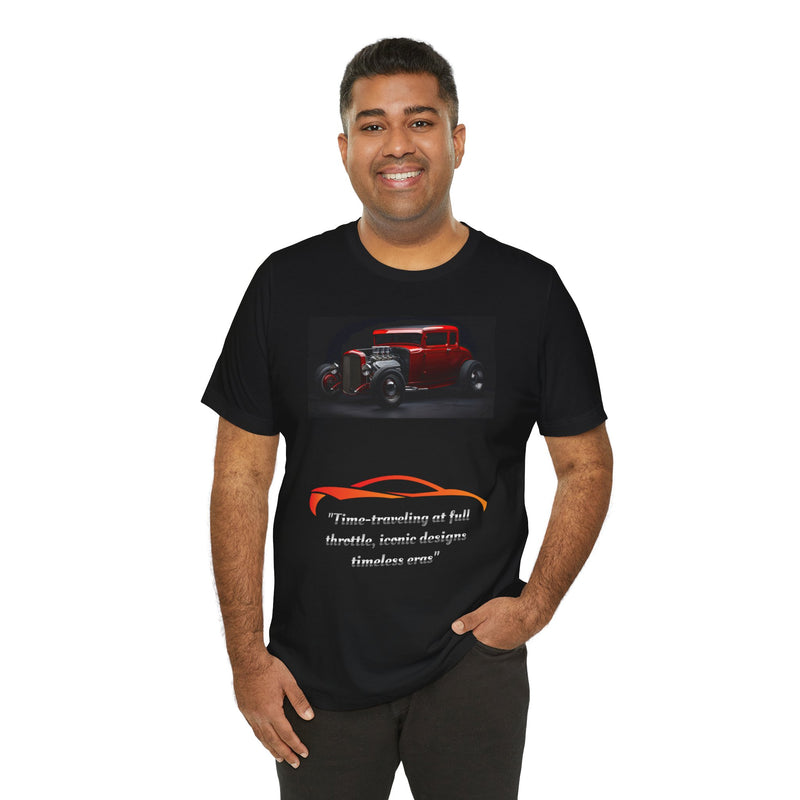 Vintage Hot Rod T-Shirt: Premium Quality with Custom Printed Graphics | Hot Rod