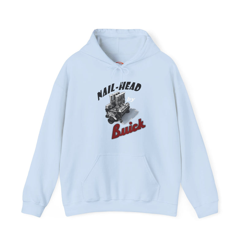 Vintage Muscle Cars Hoodie: Premium Custom Nail-Head Buick Graphic | Unisex Heavy Blend™ Hooded Sweatshirt