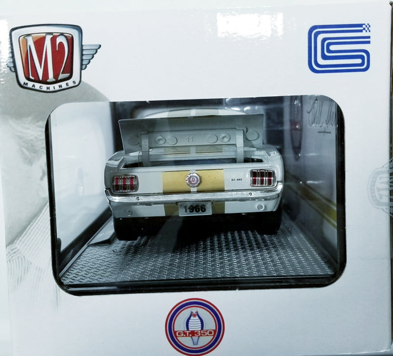 M2 Machines 1 24 Diecast Cars 1966 Shelby G.T.350H White R75