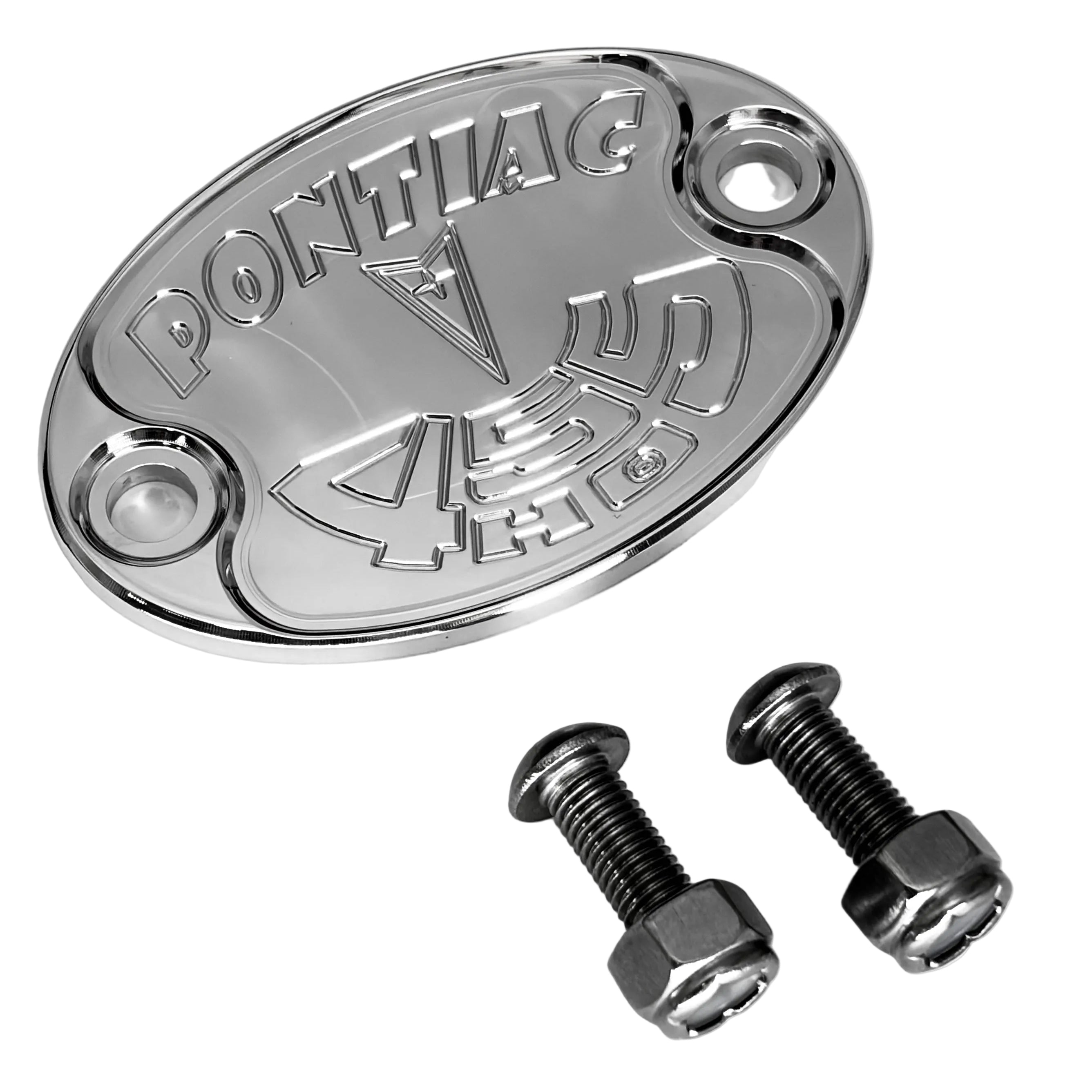 Mad4Metal Pontiac 455 HO Billet Aluminum Badge CNC Machined USA