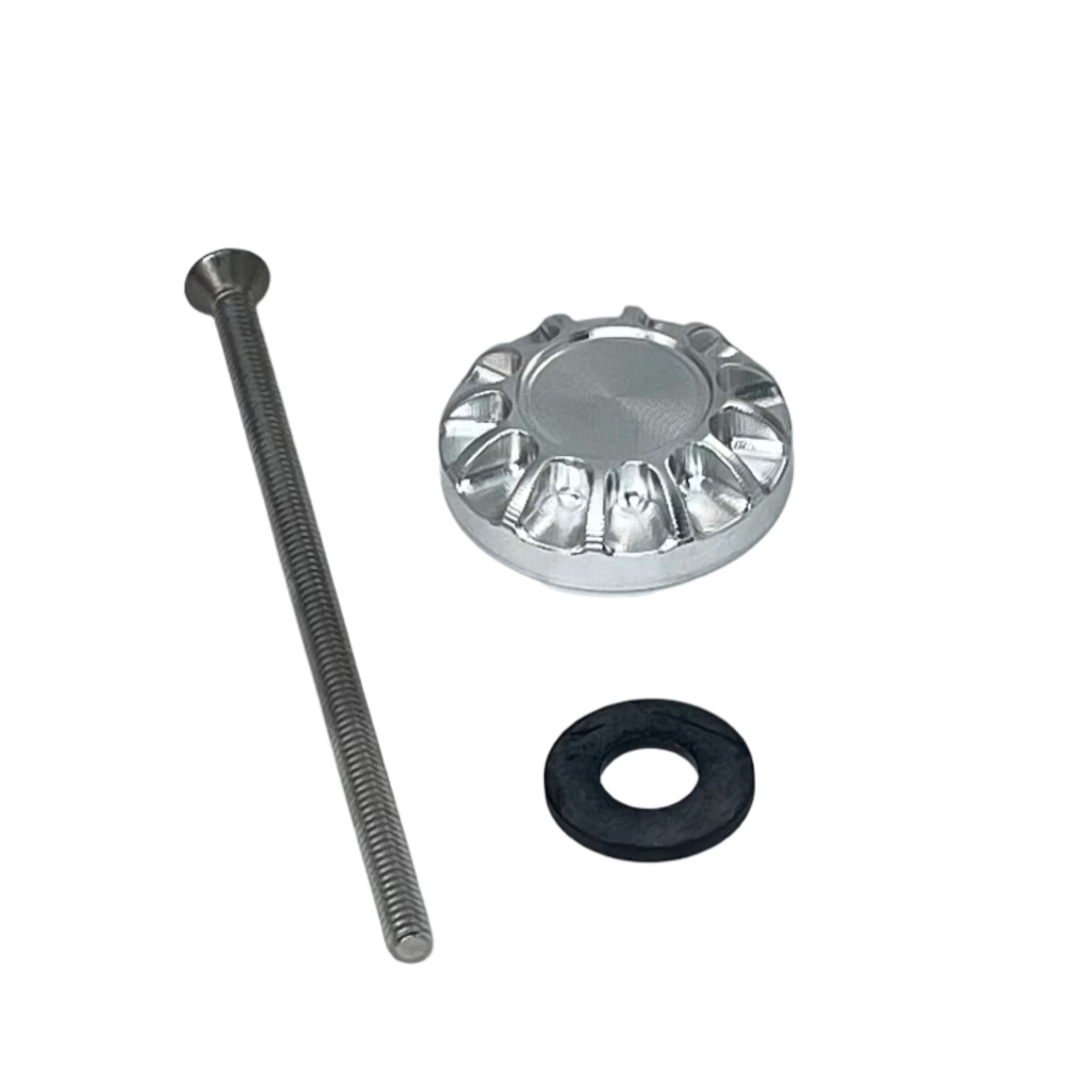 Custom USA made wing nut and stud bolt precision CNC machined aluminum solution