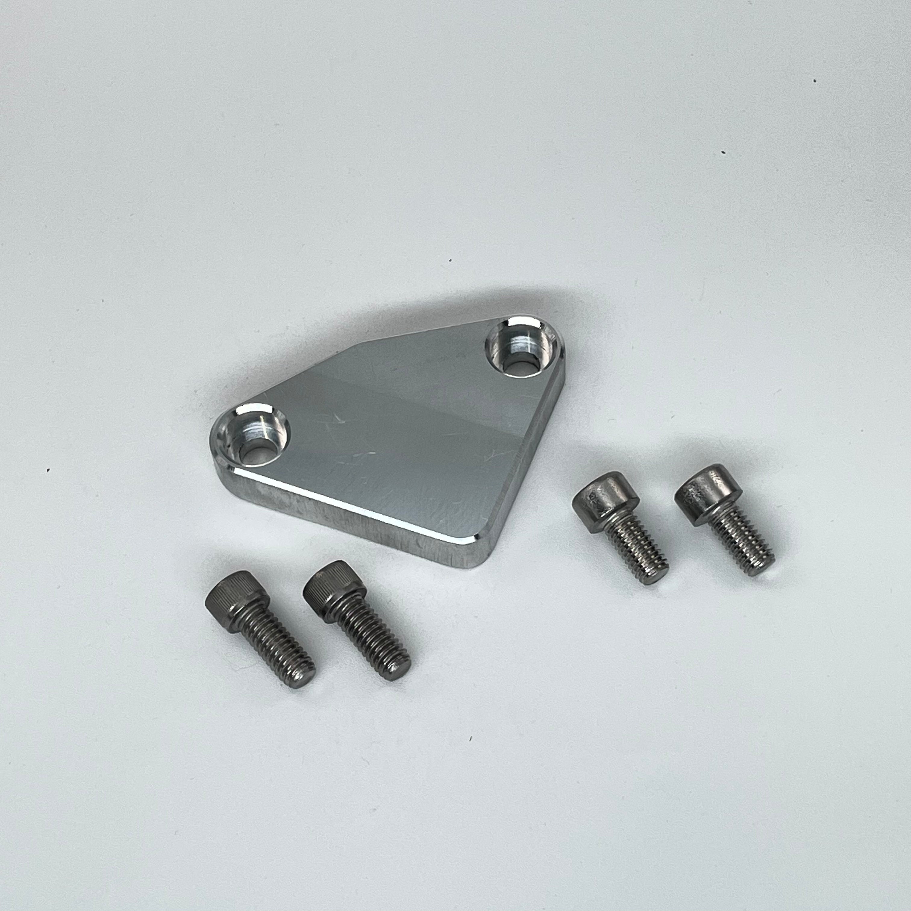EGR-5011 complete kit contents aluminum block off plate for Chevrolet TBI era 1987-2002 350 5.7L with fasteners Silverado USA