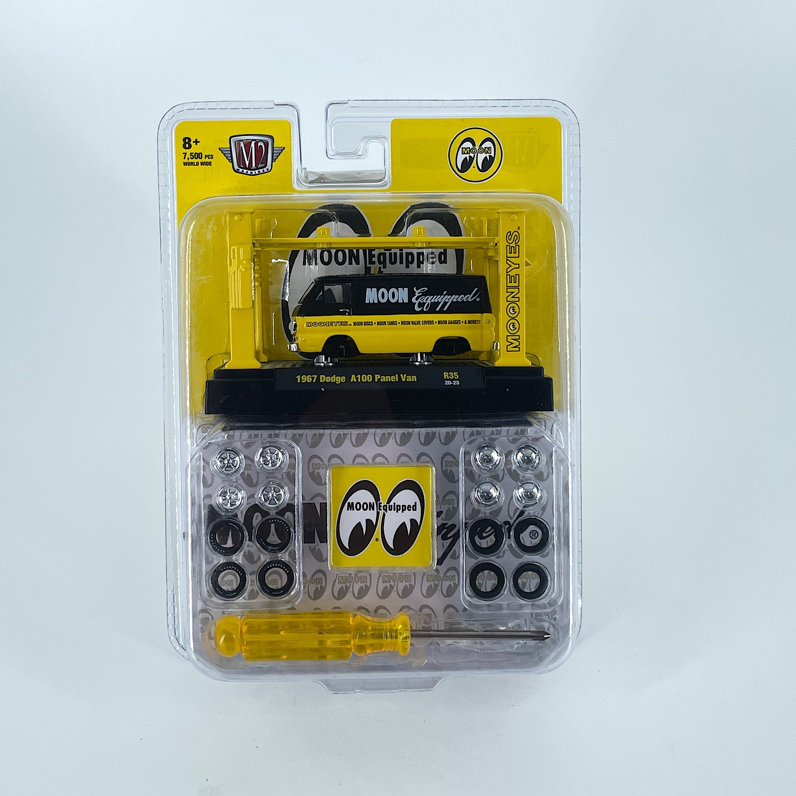 M2 Machines 1965 Ford Econoline Delivery Van Cobra Yellow Ltd Ed. R38 Die Cast 1:64