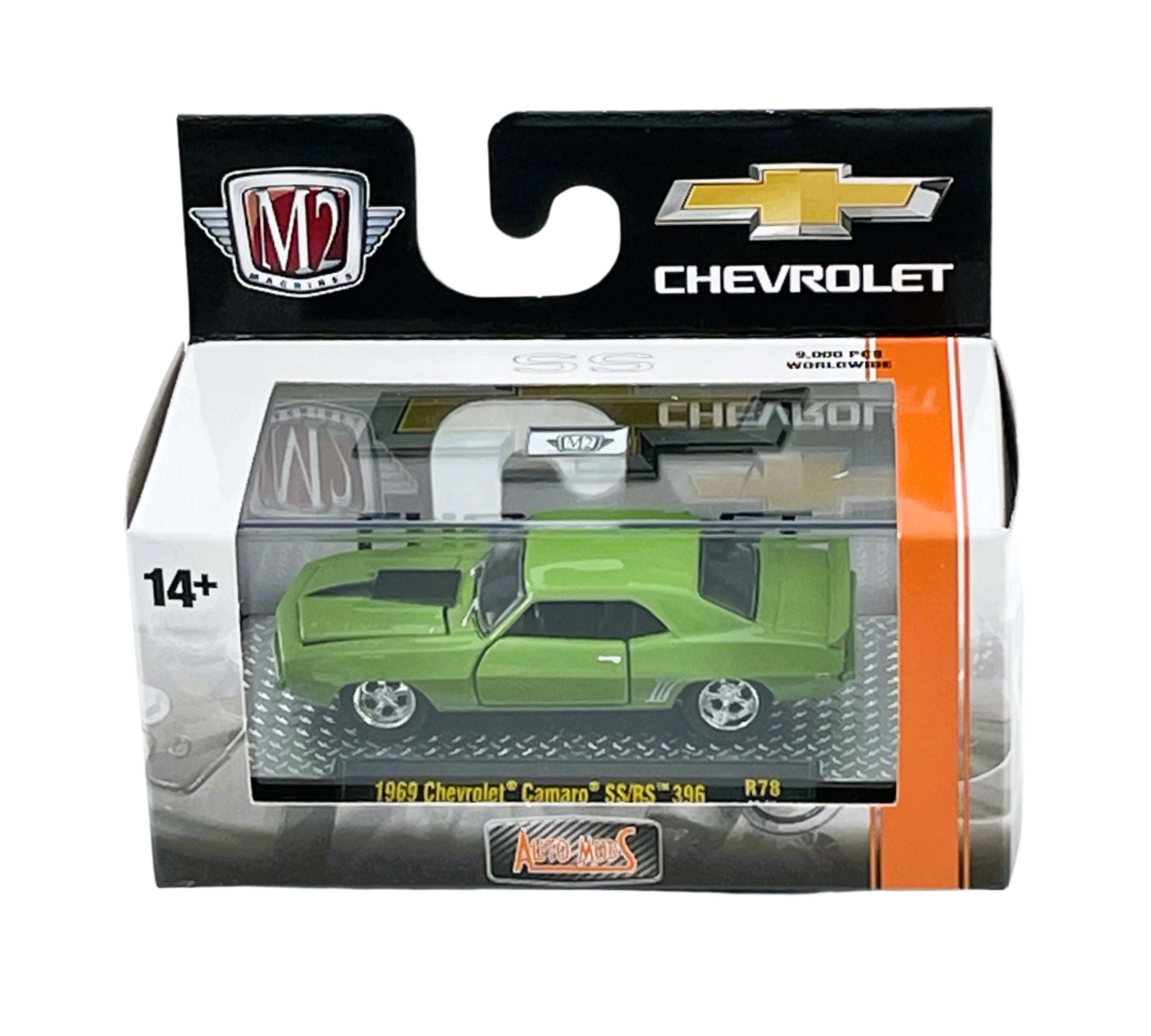 M2 Machines 1 64 Diecast Cars 1969 Chevrolet Camaro SS/RS 396 R78