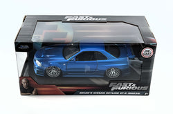 2023 Brian's Nissan Skyline GT-R (BNR34) Jada Toys Fast & Furious Die Cast 1:24