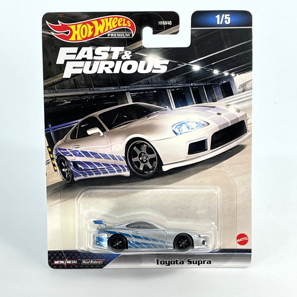 2023 Toyota Supra Hot Wheels Premium Fast Furious Silver 1/5 Die Cast –  Mad4Metal's www.