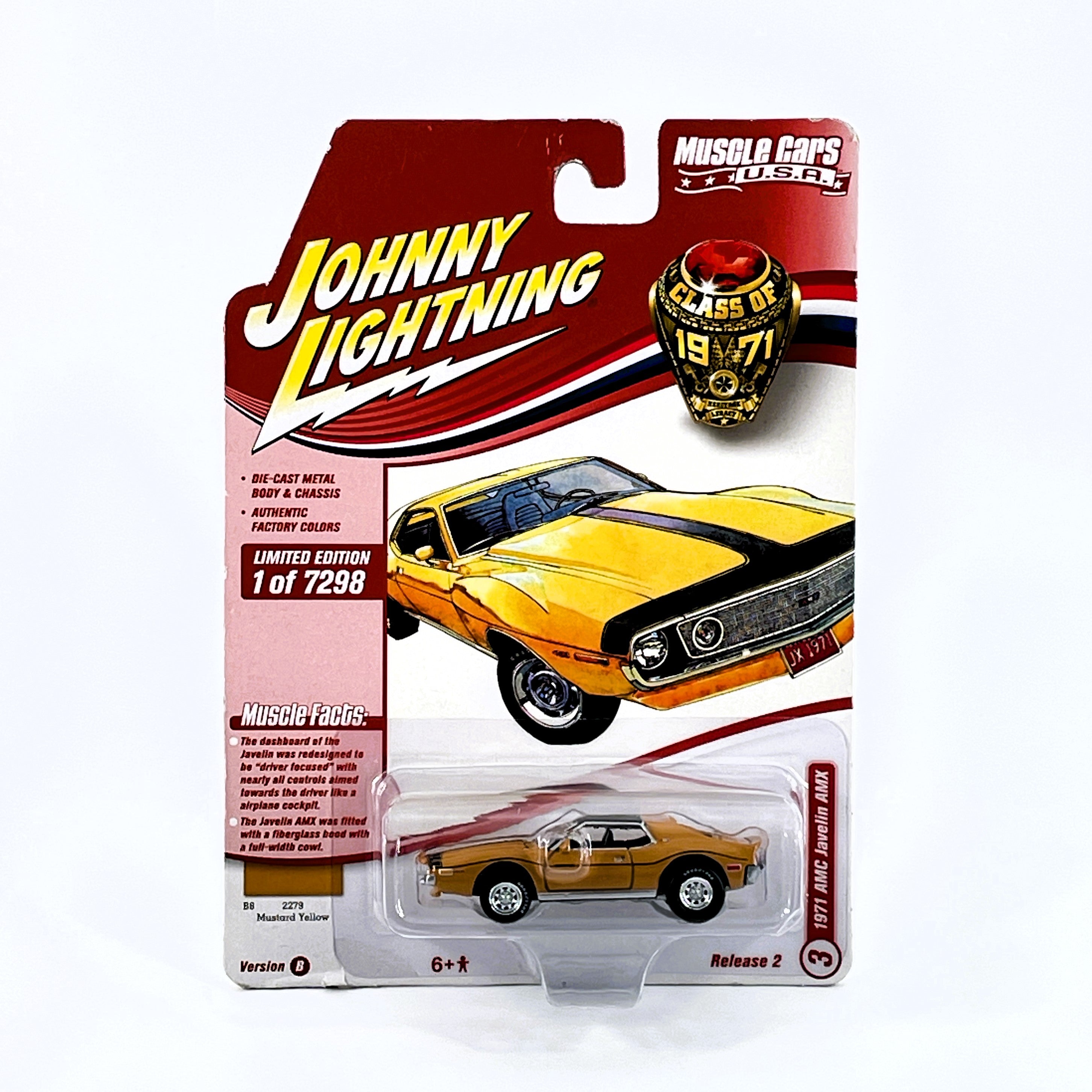 1971 AMC Javelin AMX Johnny Lightning R2 Muscle Cars USA 1:64