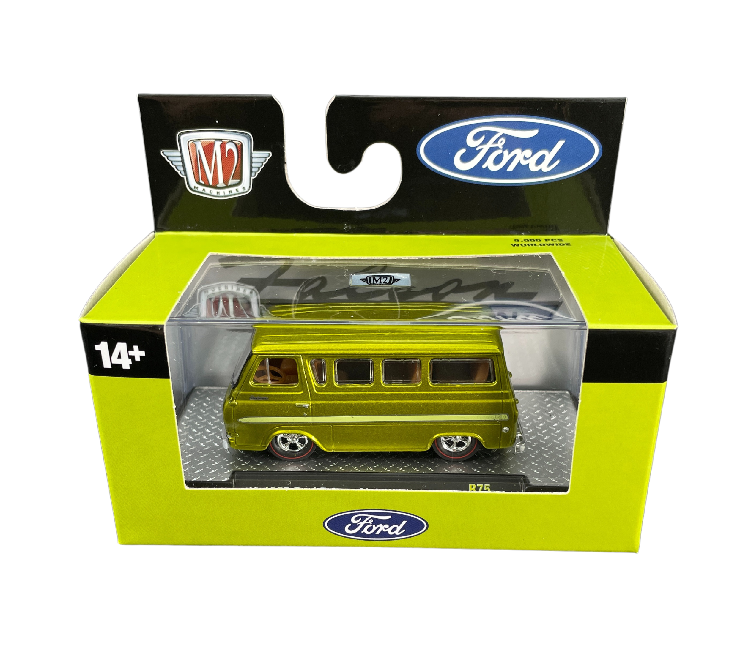 M2 Machines 1 64 Diecast Cars 1965 Ford Falcon Club Wagon Electric Green R75