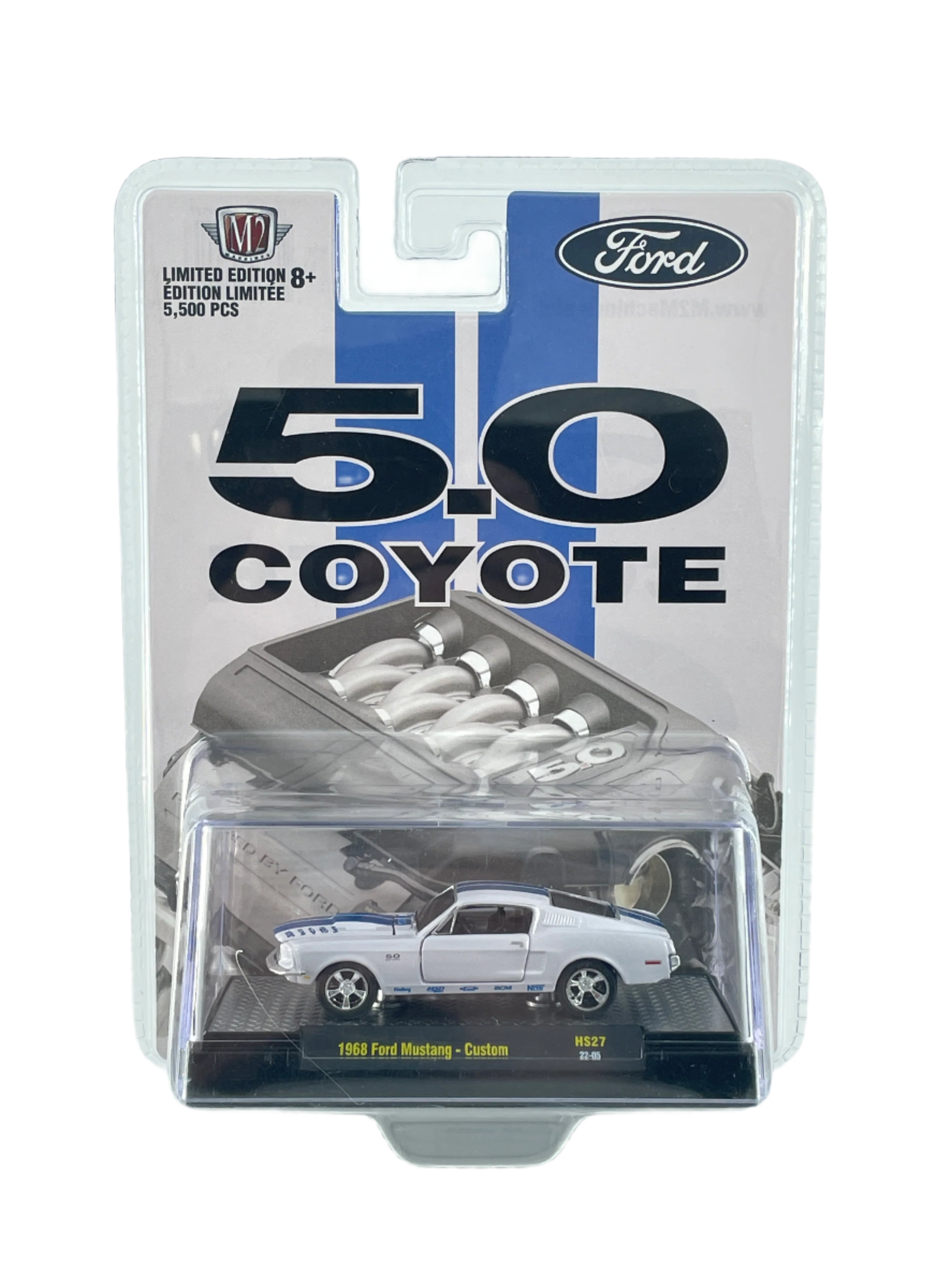 M2 Machines 1 64 Diecast Cars 1968 Ford Mustang Custom Coyote 5.0 HS27