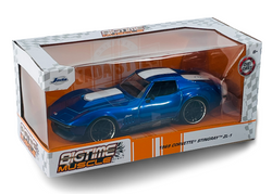 1969 Corvette Stingray ZL-1 Jada Toys Bigtime Muscle Blue #30532 Die Cast Car 1:24