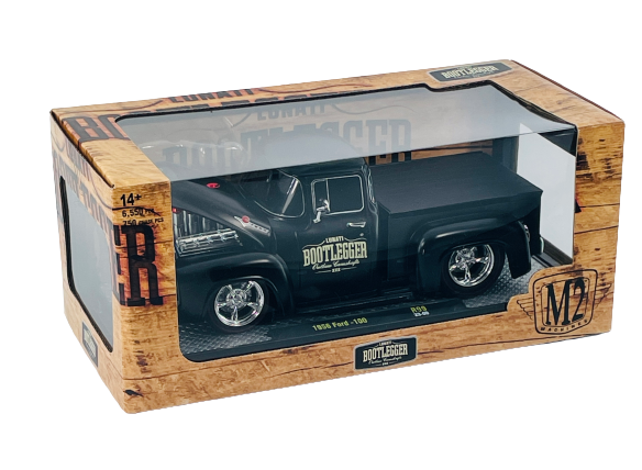 M2 Machines 1 24 Diecast Cars 1956 Ford F-100 Truck Lunati Bootlegger Black