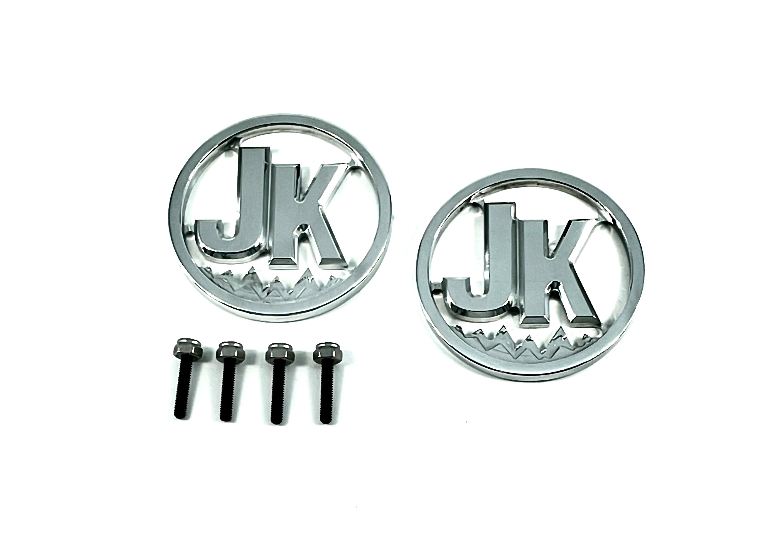 Auto Emblem Cars Custom Car Badge Cool Car Emblem 3" OD Set "fits" Jeep JK -USA