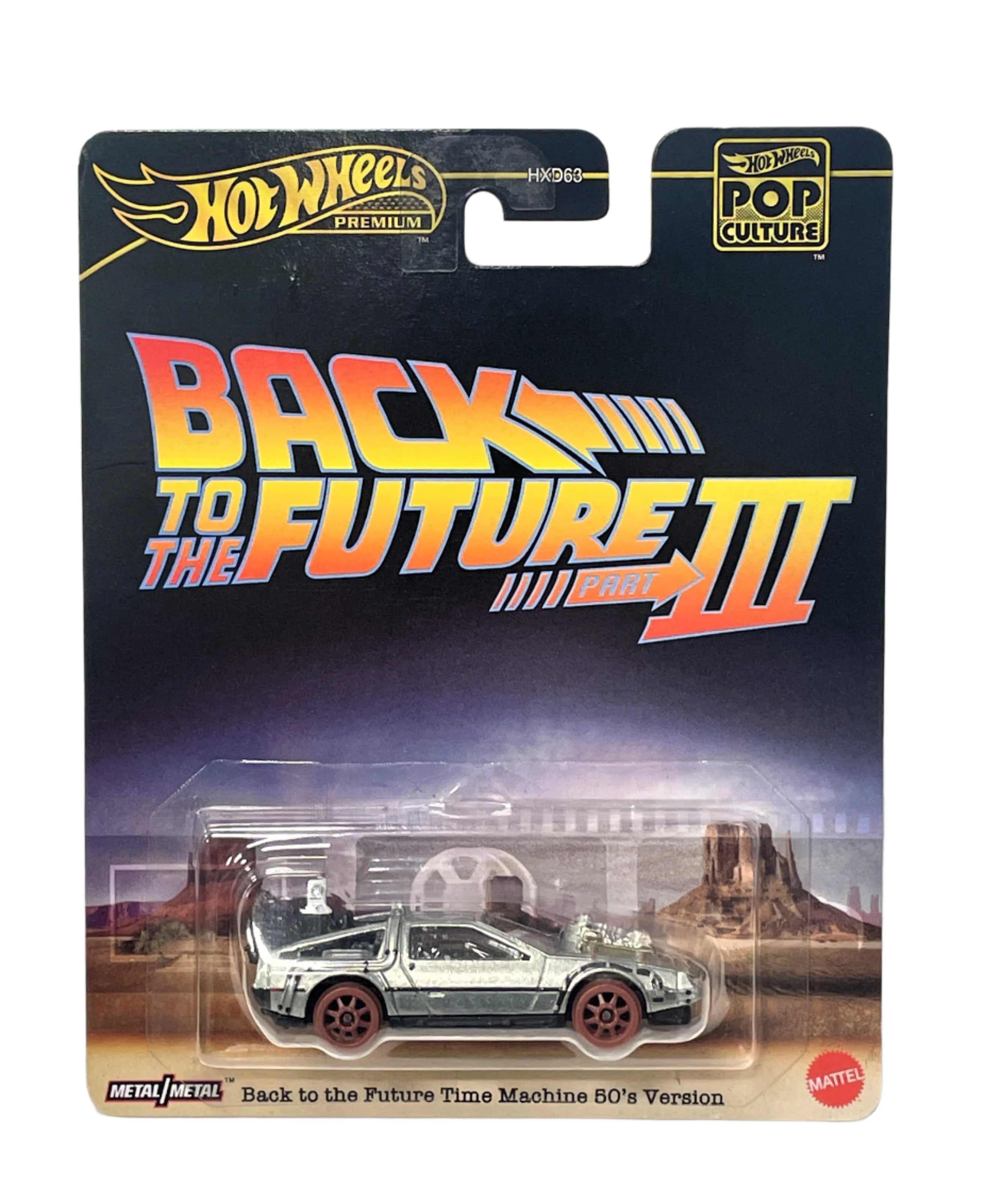 Hot Wheels Premium 1 64 Back to the Future 50s Version Die Cast Car