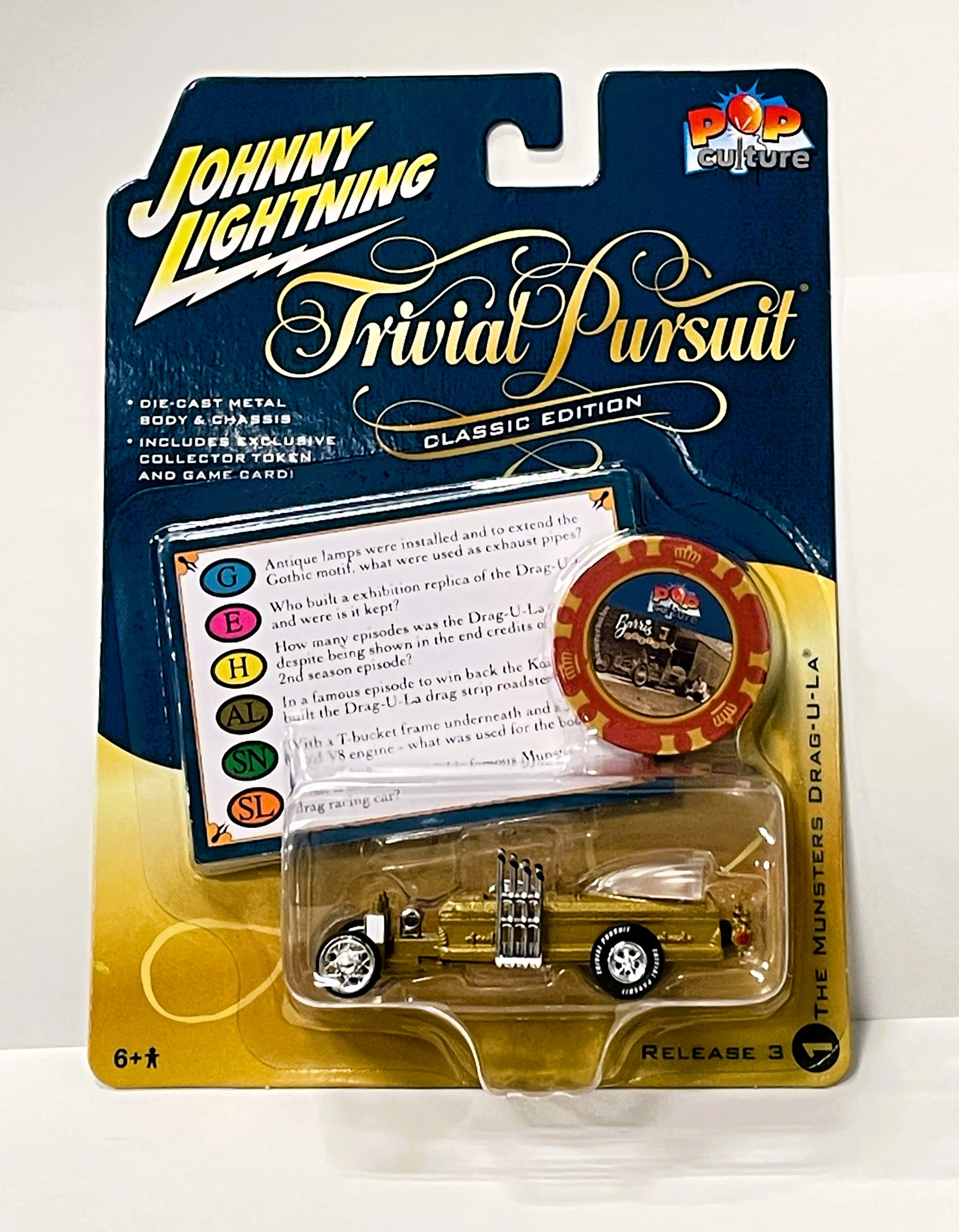 Johnny Lightning 1 64 Diecast Cars The Munsters Drag-U-LA|Mad4Metal