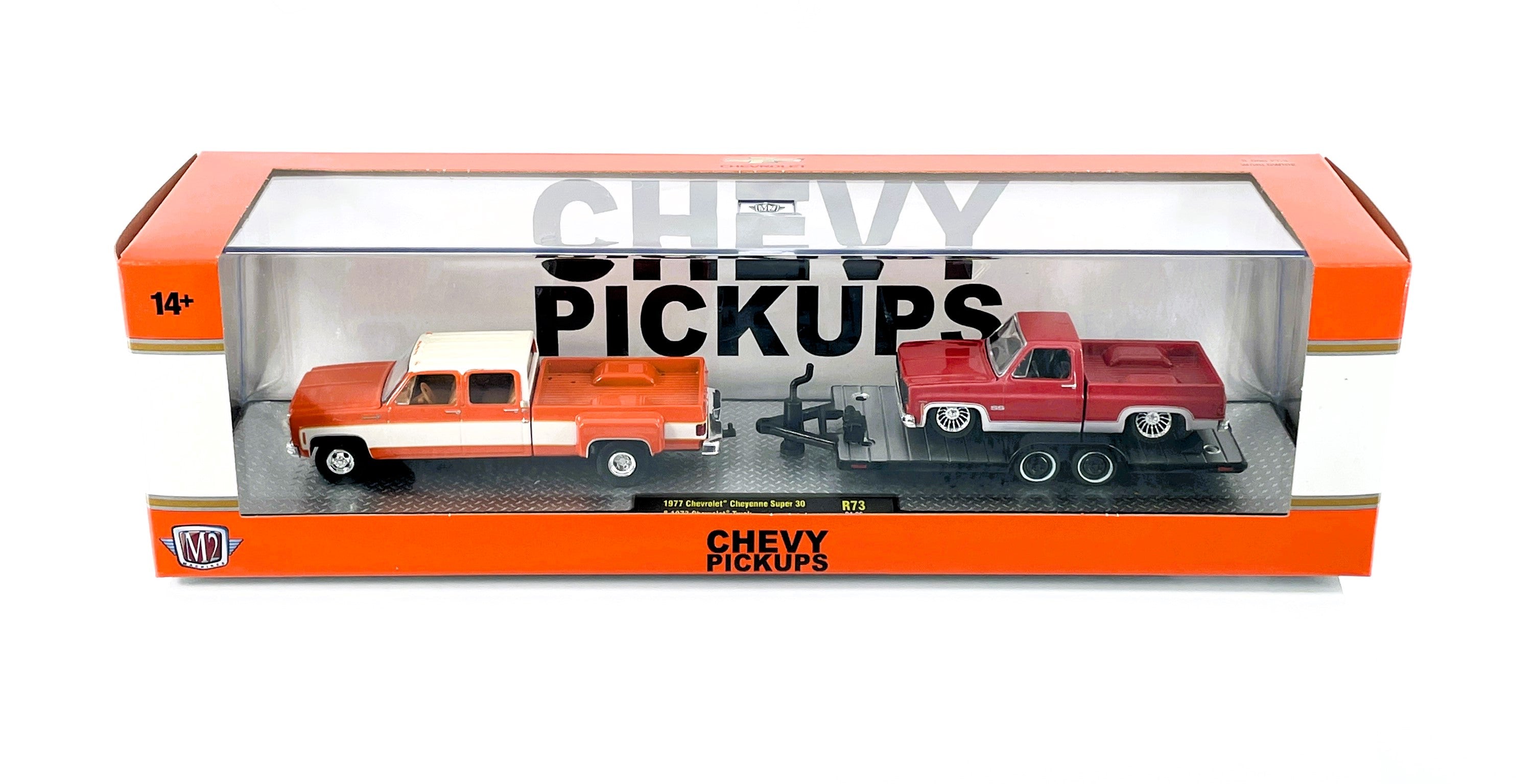 M2 Machines 1 64 Diecast Cars 1977 Chevrolet S30 1973 Chevrolet Truck R73