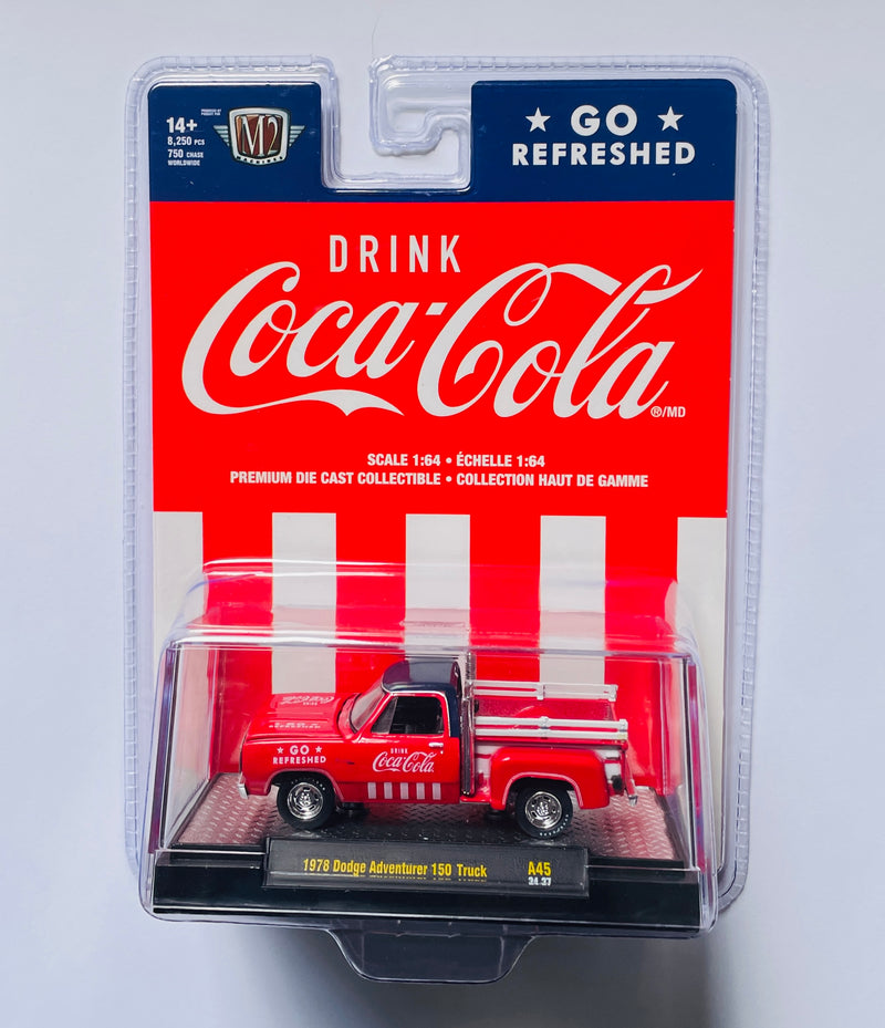 M2 Machines 1 64 Diecast Cars 1978 Dodge Adventurer 150 Truck Coca Cola A45