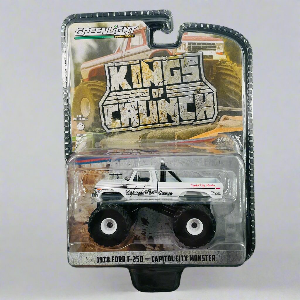 Greenlight 1 64 diecast 1978 Ford F-250 Capital City Monster Kings of Crunch