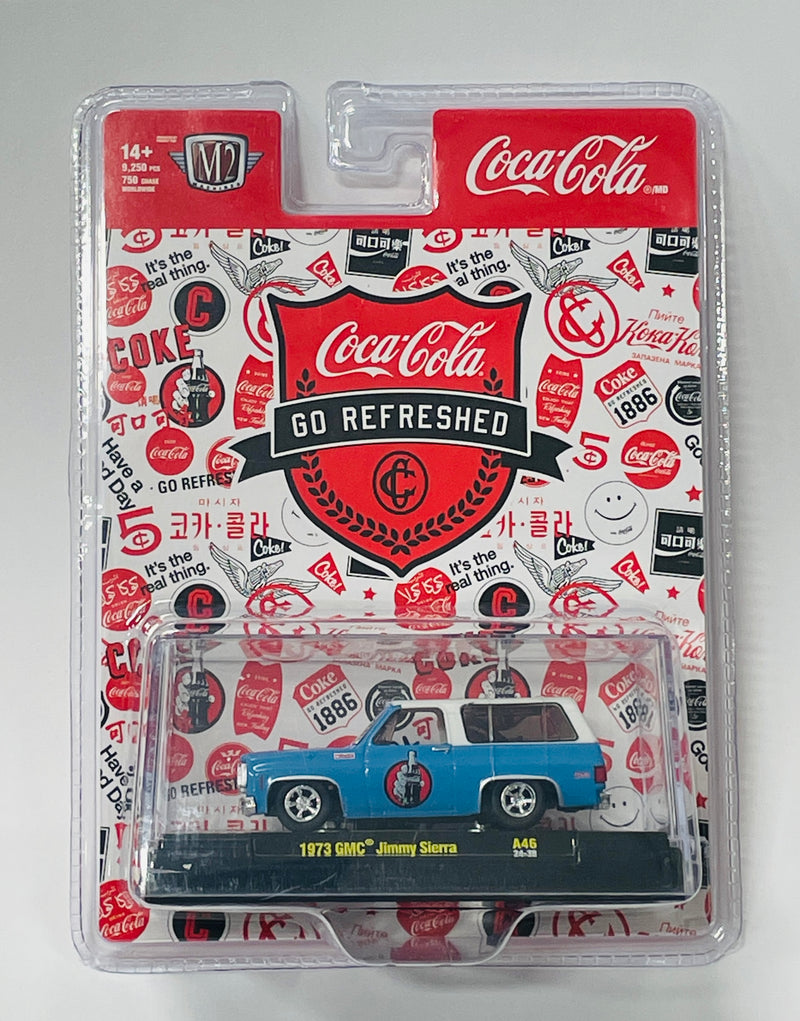 M2 Machines 1 64 Diecast Cars 1973 GMC Jimmy Sierra Coca-Cola Coke A46