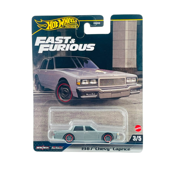 Hot Wheels Premium 1 64 Fast Furious 1987 Chevy Caprice 3/5 Die Cast Car