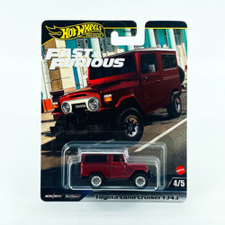 Hot Wheels Premium 1 64 Fast Furious Toyota Land Cruiser Red 4/5 Die Cast Car