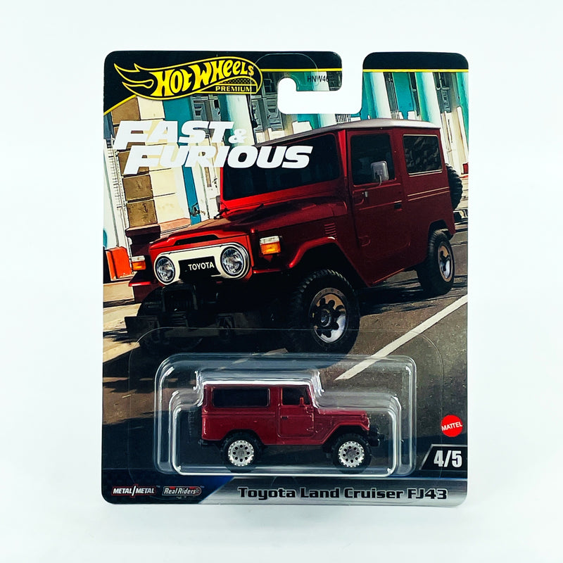 Hot Wheels Premium 1 64 Fast Furious Toyota Land Cruiser Red 4/5 Die Cast Car