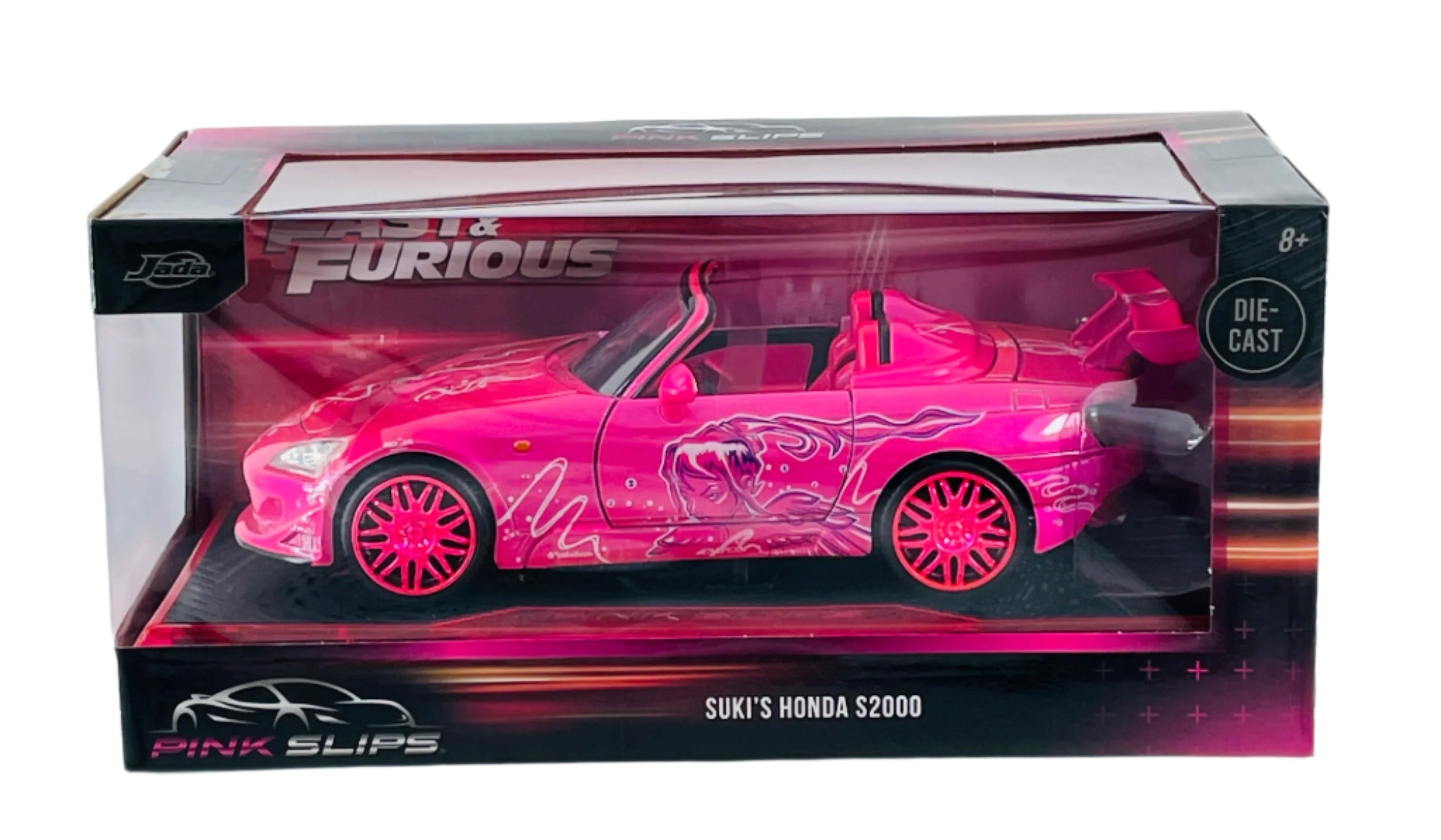 Jada Toys 1 24 Diecast Sukis Honda S2000 CHASE Pink Slips Hot Pink #35950