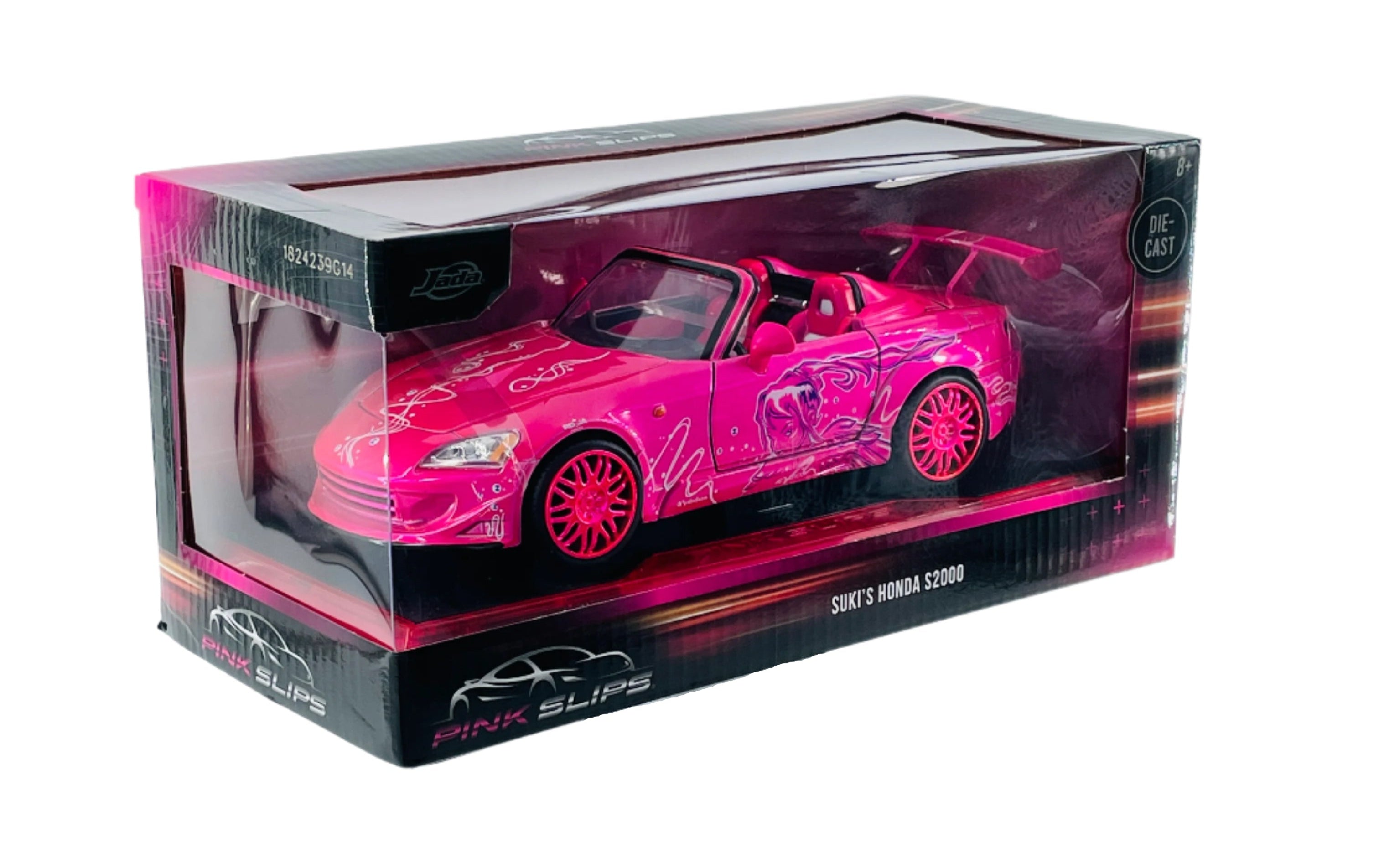 Jada Toys 1 24 Diecast Sukis Honda S2000 CHASE Pink Slips Hot Pink #35950