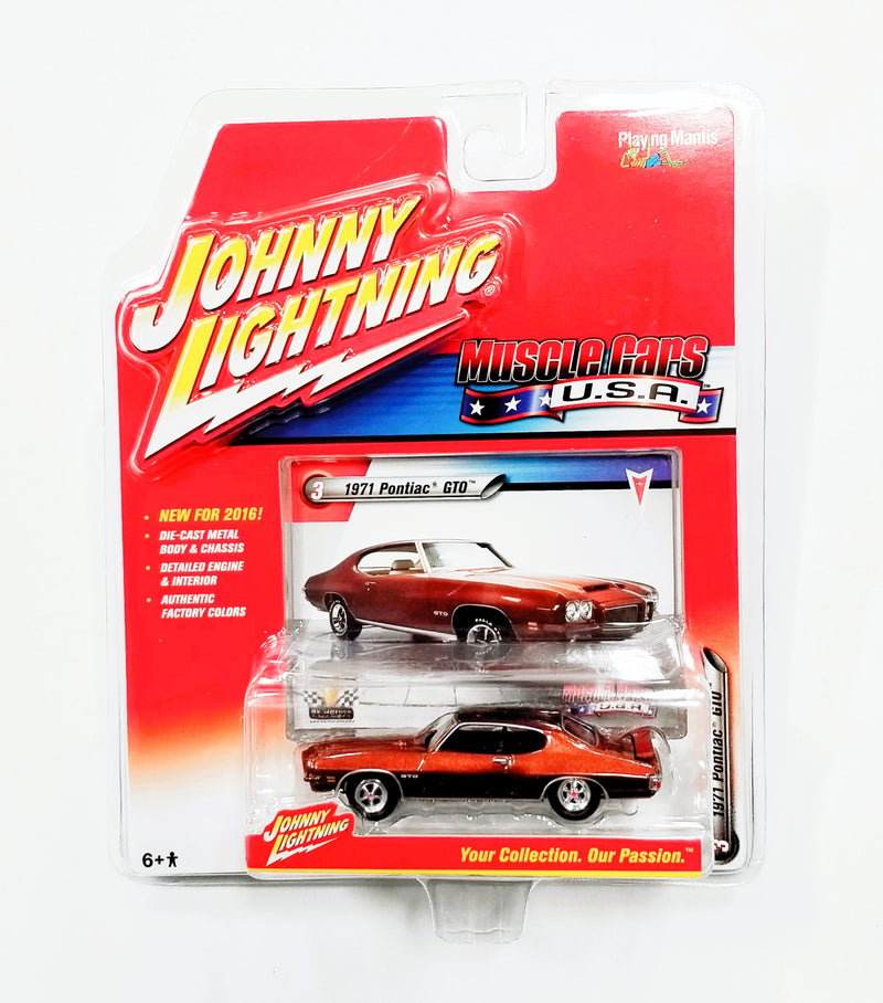 Johnny Lightning Cars 1 64 Scale 1971 Pontiac GTO Muscle Cars USA Series