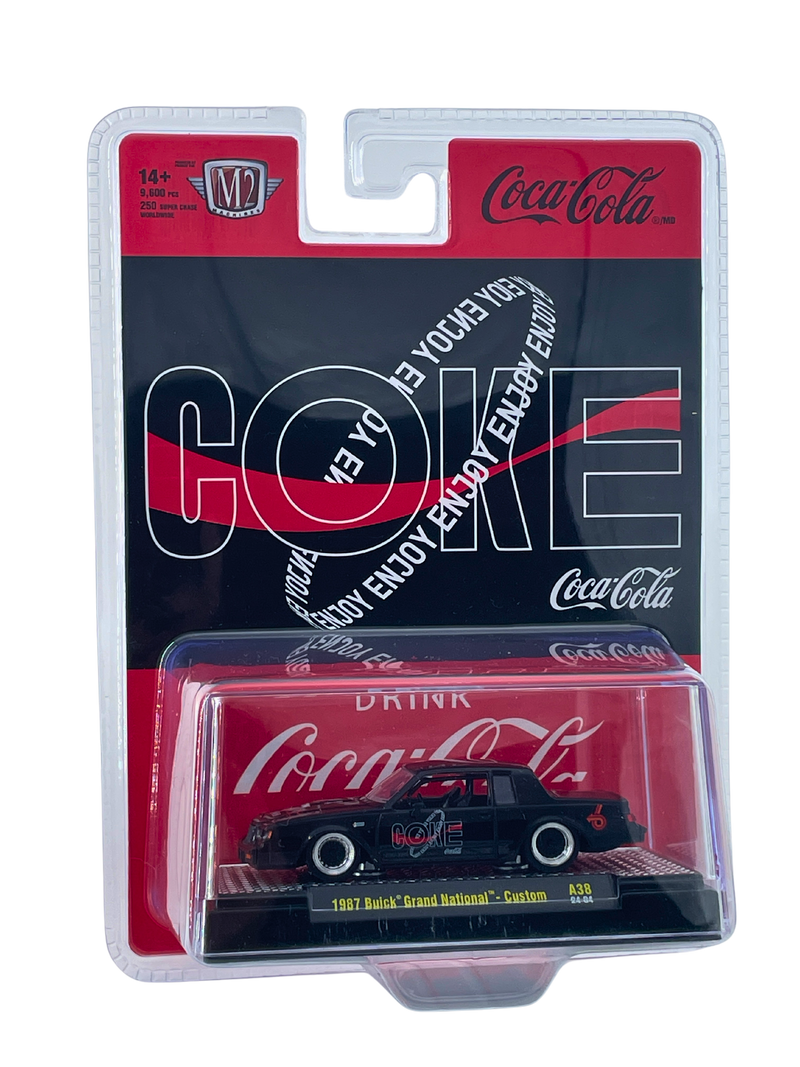 M2 Machines 1 64 Diecast Cars 1987 Buick Grand National - Custom Coca-Cola A38