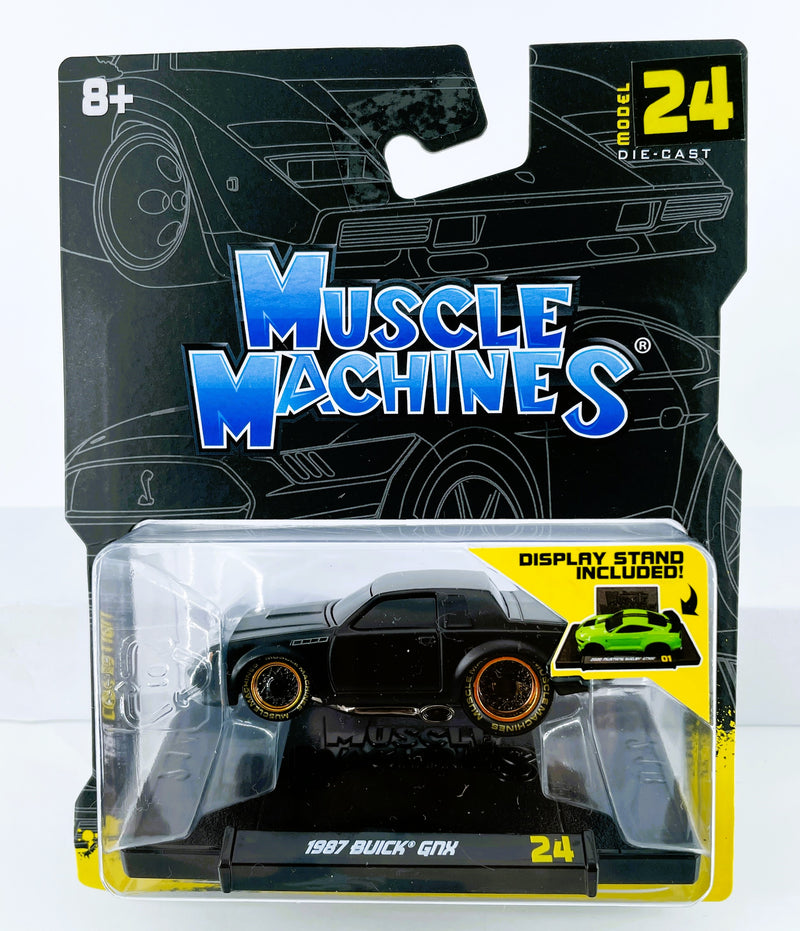 Muscle Machines 1987 Buick GNX Series 4 #24 Gold Chase Limted Edition Die Cast Car 1:64