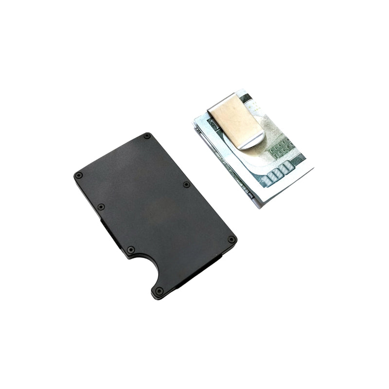 Customized RFID Blocking Wallet Metal Wallet for Men Credit Card Protection Wallet